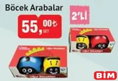 OYUNCAK BÖCEK ARABALAR 2'Lİ